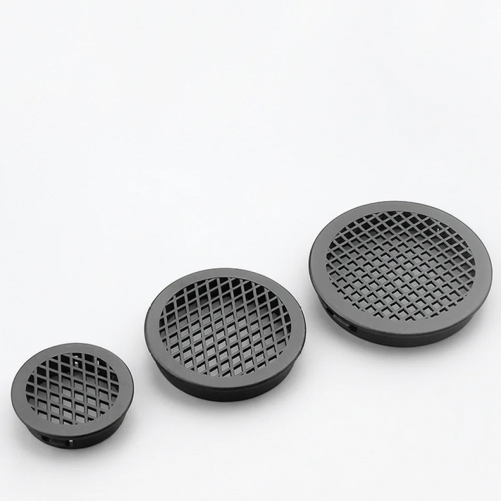 Round Plastic Ventilation Mesh For Cabinet Air Vent Cover Grill For Furniture Wardrobe Closet Shoe Storage Breathable Plug
