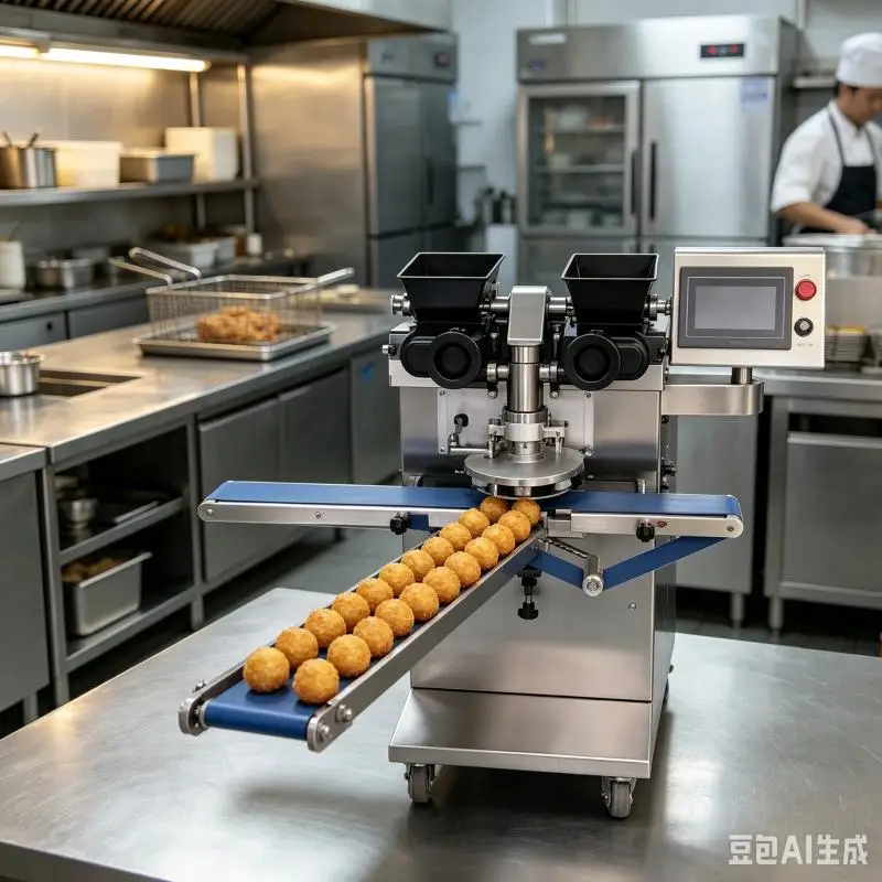 High Speed Smart Stuffed Cookie Machine 1800mm by 1000mm by 1300mm Save Space for Restaurant Hotel Fast Output Customized
