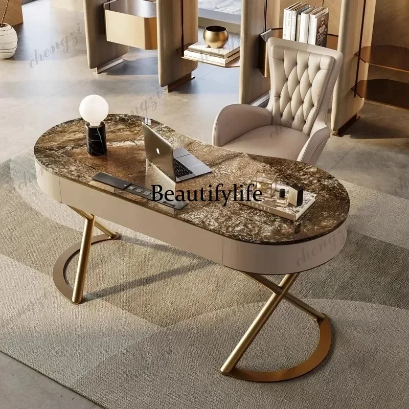 G153 Bedroom Luxury Office Table Aesthetic Upgrade Nordic Executive Office Desk Standing Specialty Mesa De Escritorio Furniture