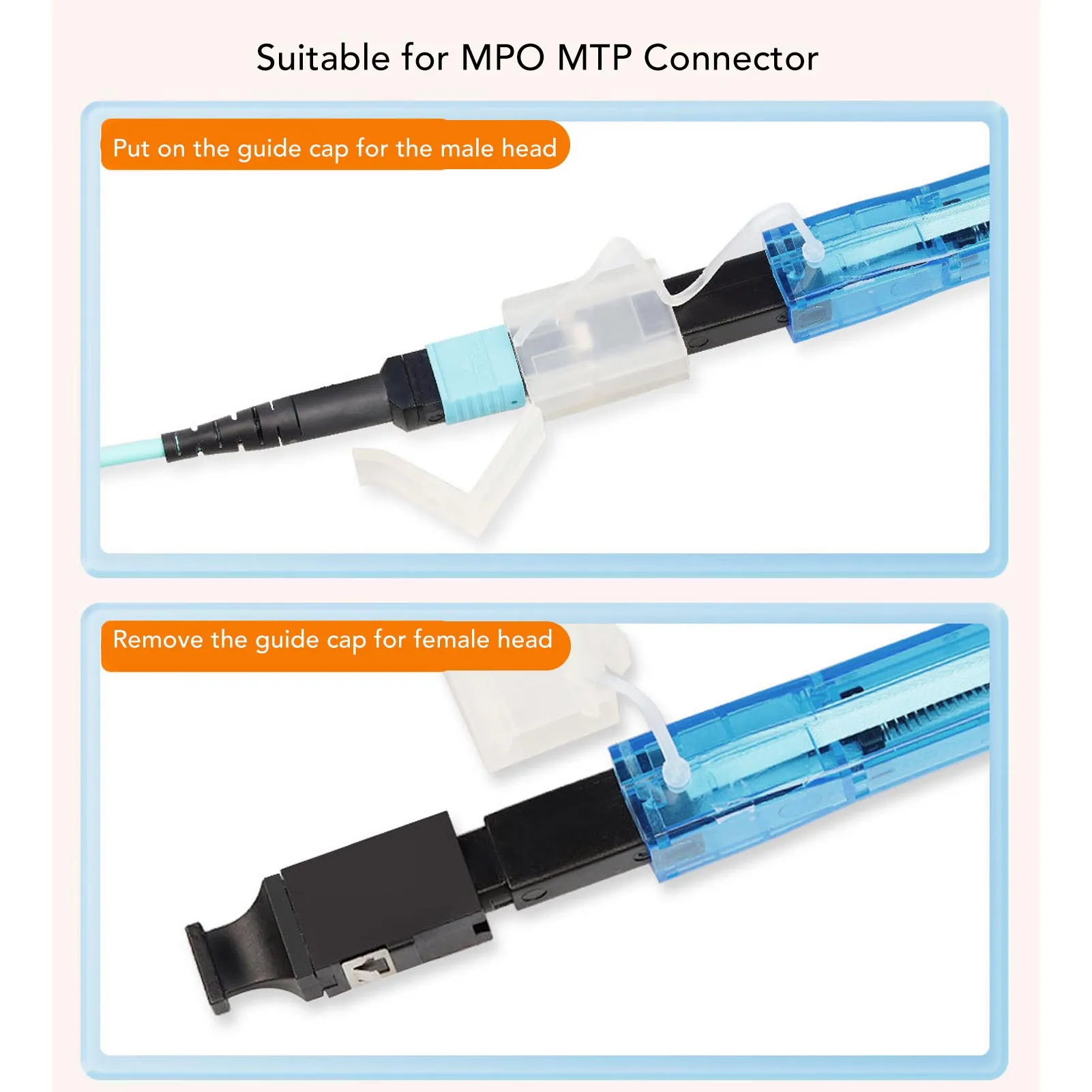 قلم تنظيف بصري محمول للموصل البصري لمنظف بصري للوجه من نوع MPO MTP