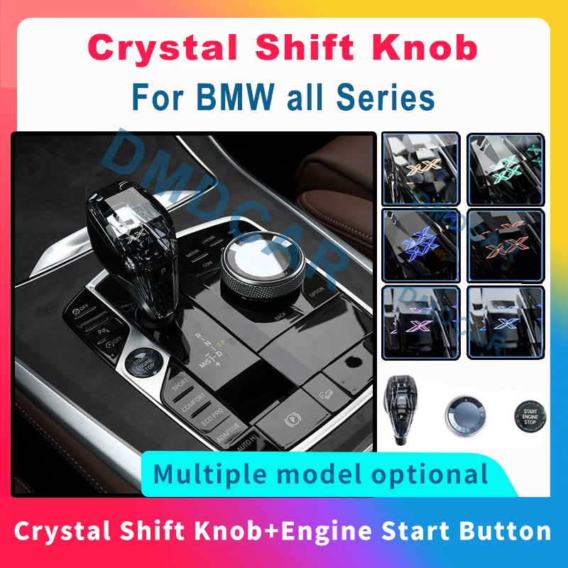 

Crystal 3Pcs/Set Gear Shift Knob Volume Button for BMW G28 G22 G23 X3 G08 X4 G02 Z4 G29 X5 G05 X6 G06 X7 G07 Car Accessories