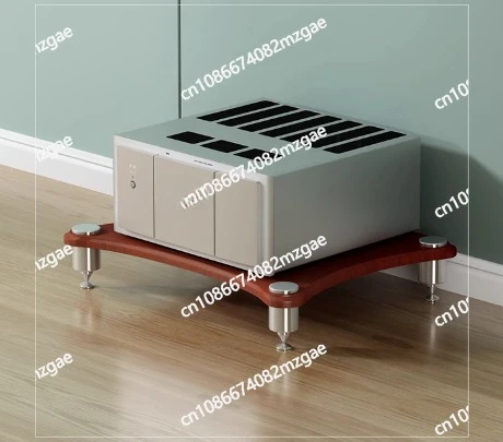 Solid wood metal frame multifunctional layered cabinet, amplifier rack, TV cabinet, storage CD speaker rack - view 4