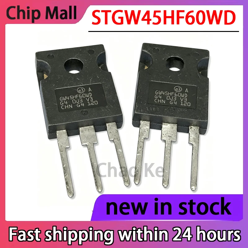 5PCS GW45HF60WD STGW45HF60WD Warehouse Stock TO-247 MOSFET