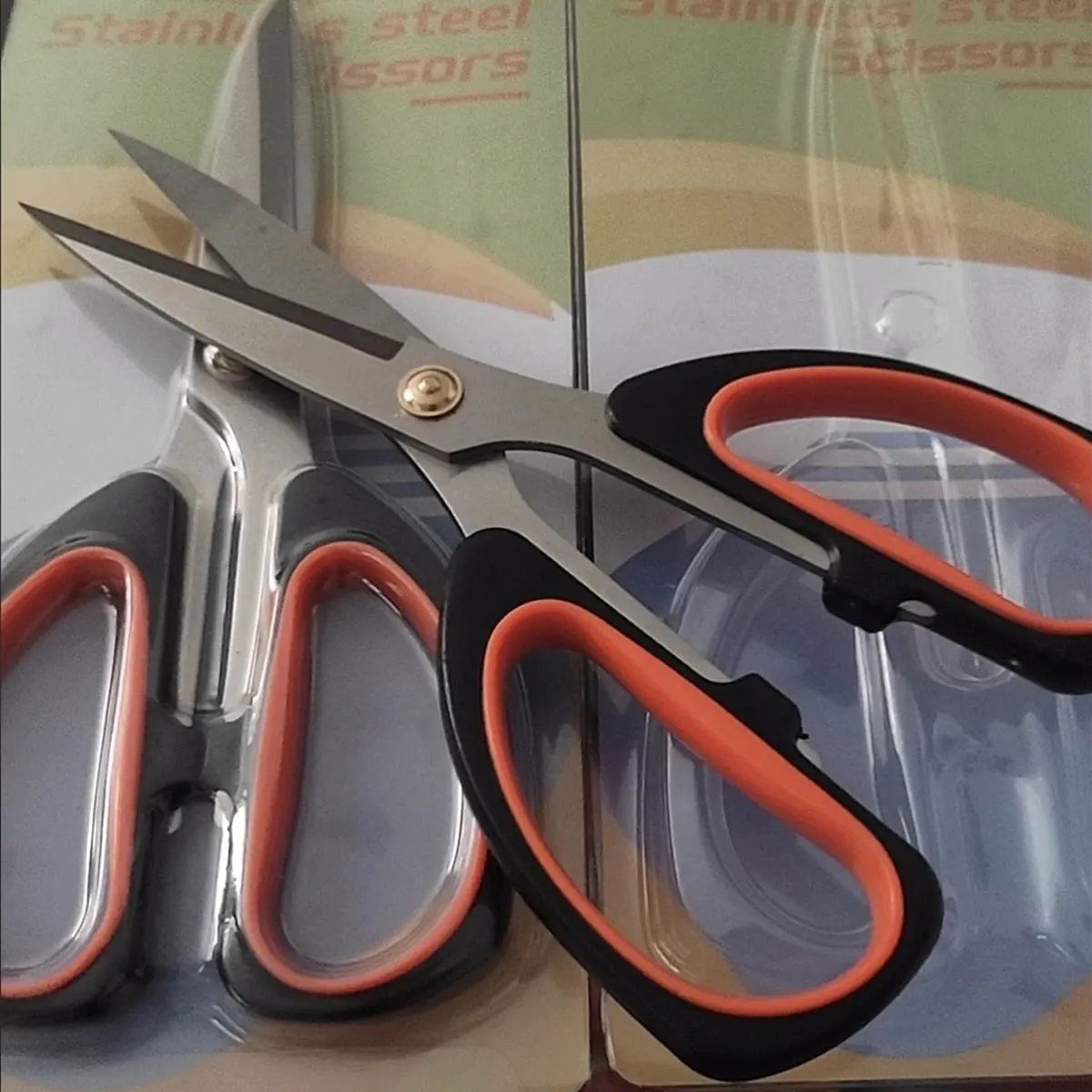 Stainless Steel Professional Scissors Multi-Use for Crafting Tailoring Office School Ergonomic Comfort Grip Essential Tool
