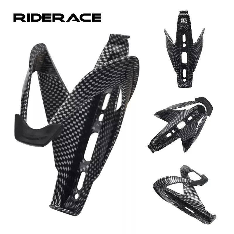 Full Carbon Fiber Fiberglass Bicycle Water Bottle Cage Bike Bottle Cage Fiber Glass MTB Road Cycling Bicycle Water Bottle Holder