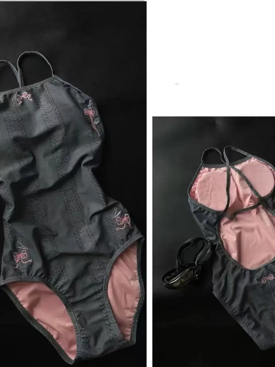 

Sexy Professional Speed Swimming One-Piece Triangular Sports Swimsuit Women's Popular Training Competition Swimwear