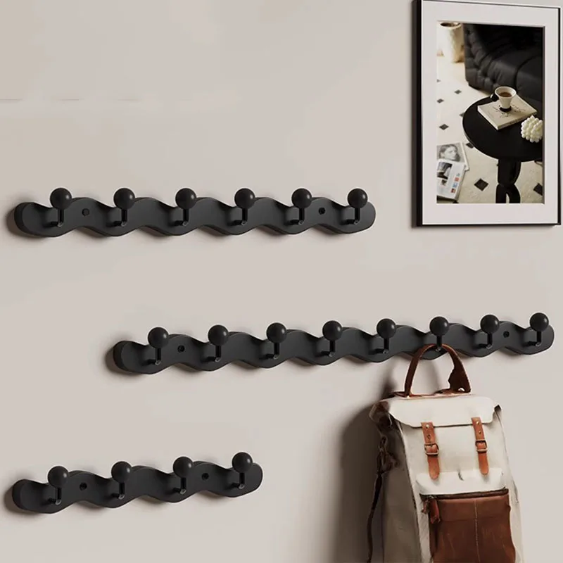 &Open Wall Coat Racks Wooden Clothes Minimalist Hanging Bag Hanger Living Room Hotel Entrance Hall
