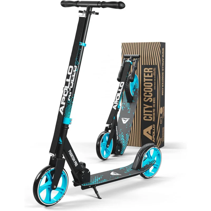 Apollo Opvouwbare Kick Scooter Voor Tieners Met Een Gewicht Tot 220 Lbs. Opvouwbaar, Met Grote Wielen (Xxl) En Een