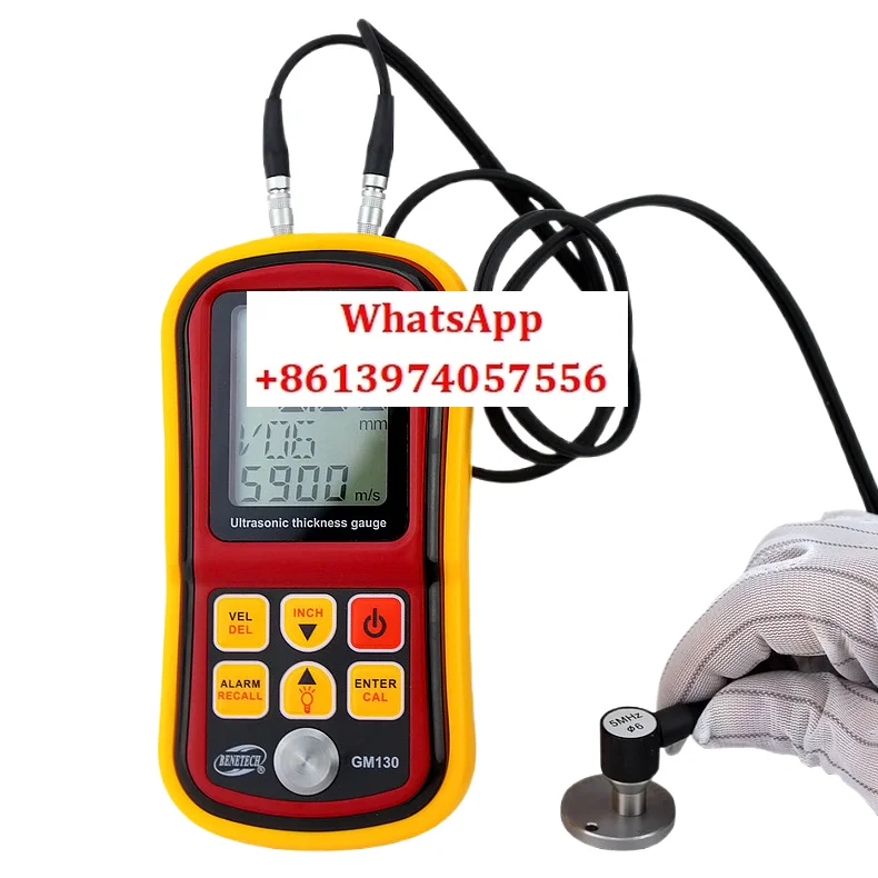

Biaozhi GM100 Ultrasonic Thickness Gauge, High Precision Digital Thickness Gauge Glass Plastic Metal