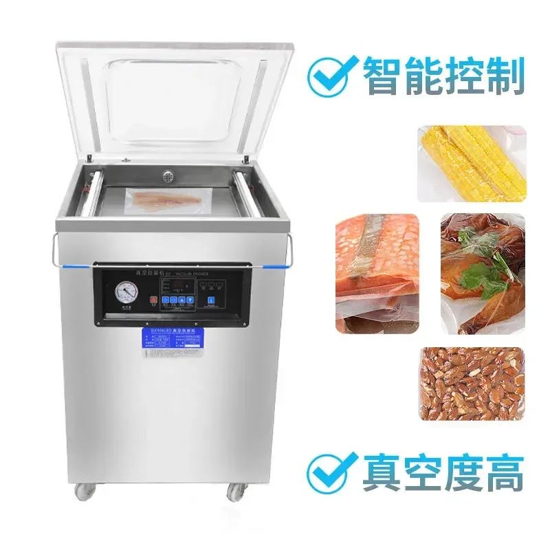 Hot sales DZ-600 Vacuum Packaging Machine Large Commercial Rice Brick Vacuum Machine Wet and Dry Dual-Use