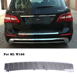 A1668852174 For Mercedes Benz ML Class W166 ML300 ML350 ML400 ML320 ML550 Trunk Back Tail Door Pedal Step Chromium Chrome Trim