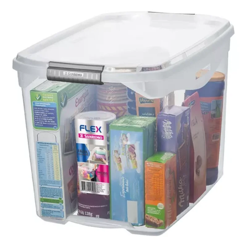 2 Boxes Organizer  Transparent 36l  Boxes, Boxes and Baskets Decorative Boxes