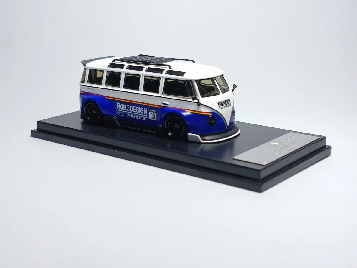 Insprie Modell 1:64 t1 Kombi Robert Design Rothmas No30 Druckguss Modell auto