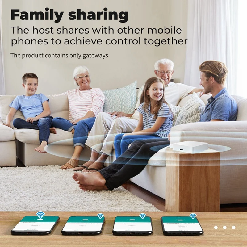 Gateway sem fio Zigbee Bluetooth Mesh Hub, ponte App Control, casa para Smart Home, Linkage