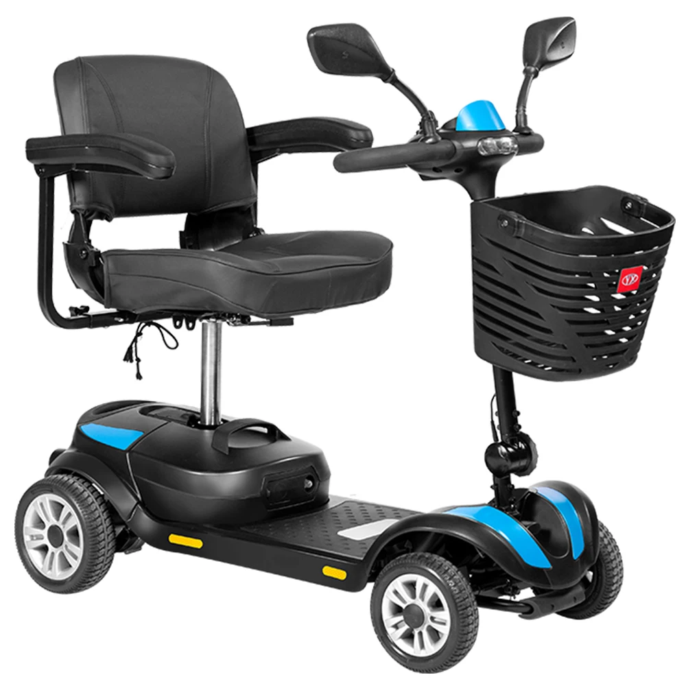 2026 New Style Customizable Wholesale All Terrain Off Road Classics Anticollision Mobility Scooters Electric 4 Wheel for Adult