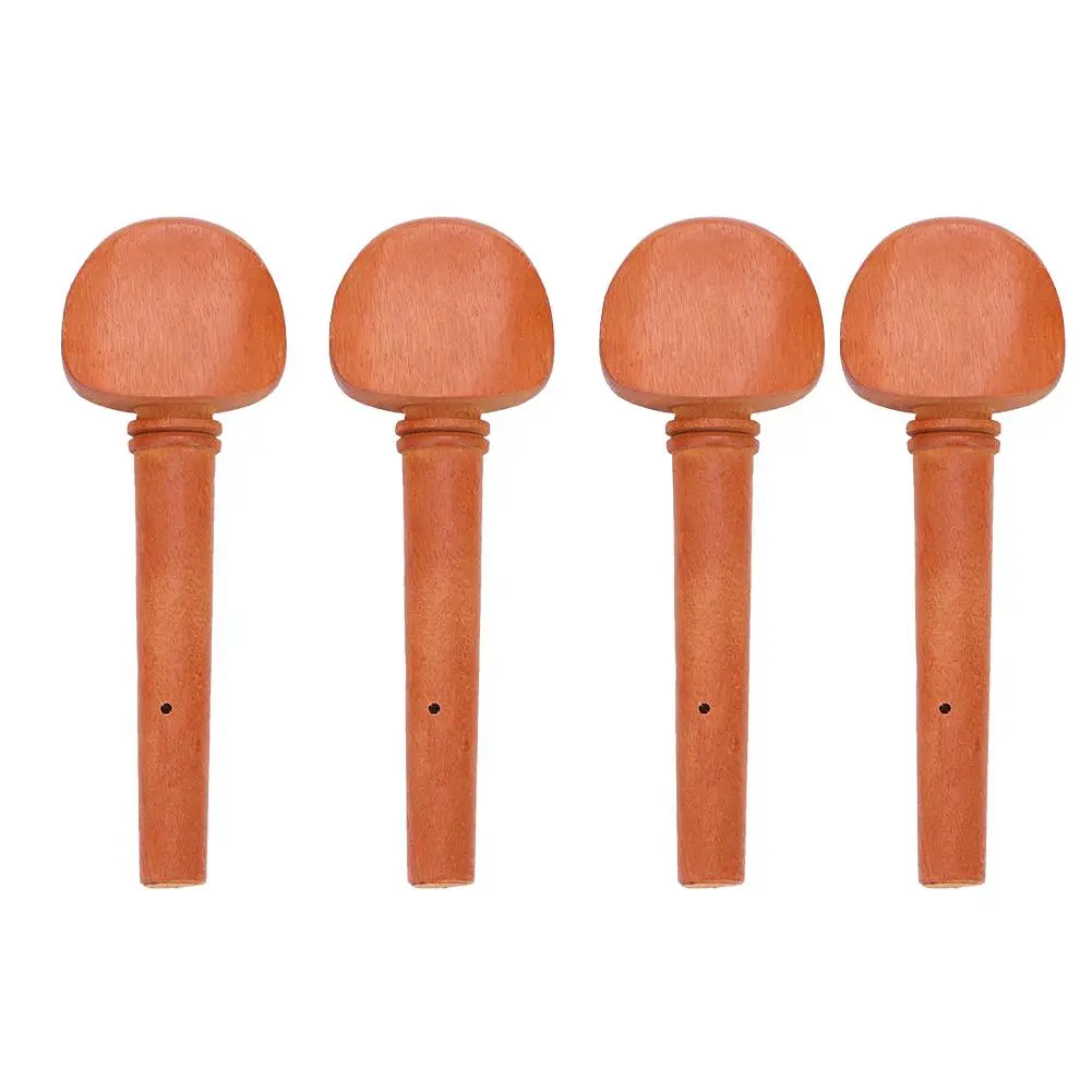 

4Pcs Ebony Jujube Wood 4/4 Violin String Tuning Pegs Replacement Kit