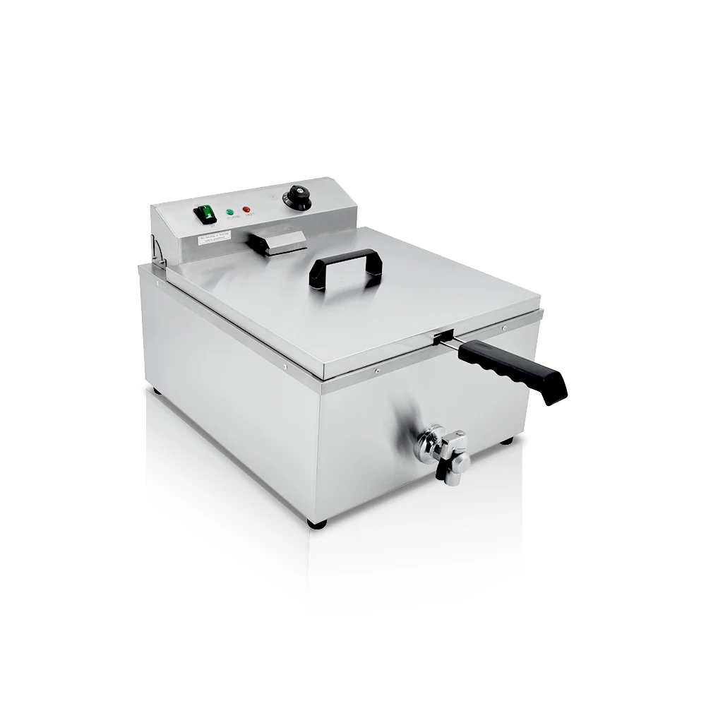 

Factory Direct Sale Fryers Stainless Steel Commercial Used 18L Electric Deep Fryer For Sale
