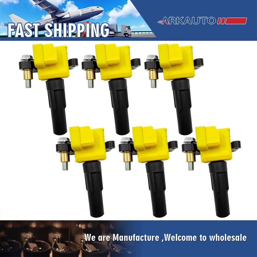6 قطعة ARKAUTO أداء ملف الإشعال حزم 22433-AA441 UF287 لسوبارو B9 تريبيكا 3.0 3.6 EZ30 EZ36 ليجاسي Outback Tribeca #1