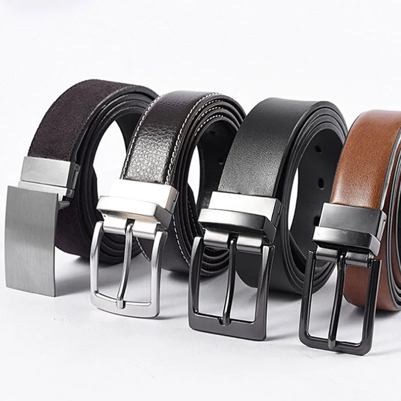 

Retro Men's Genuine Leather Belt With Needle Buckle Waistband For Men And Women Fashion Youth Business Travel Daily Simple Belt