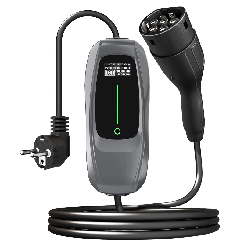 Custom New Listing Portable Charger Type 2 Electric Car EV Charging Station New Electric Vehicles Charger for Home