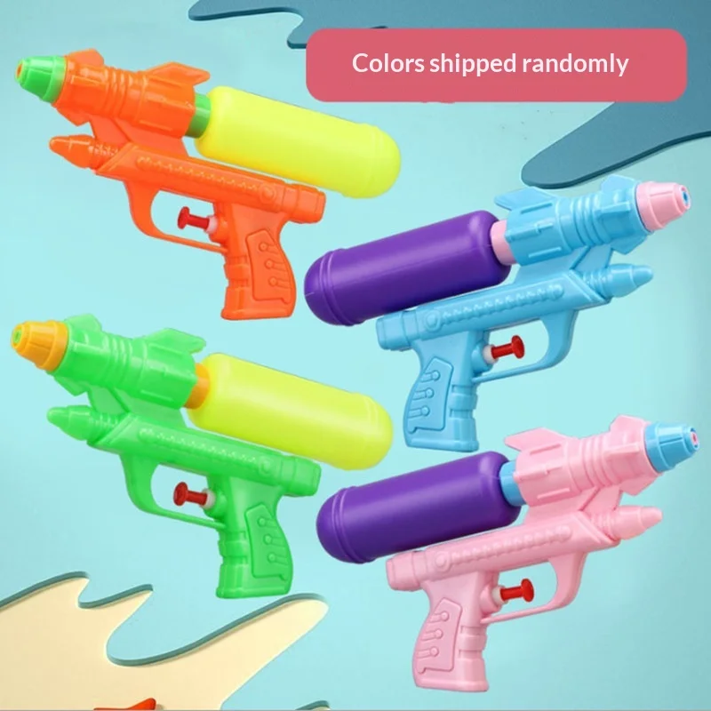 New Spot Water Gun Toy Summer Beach Play Button Cute Candy-Colored Water Gun Parent-Child Interactive Toy Surprise Birthday Gift
