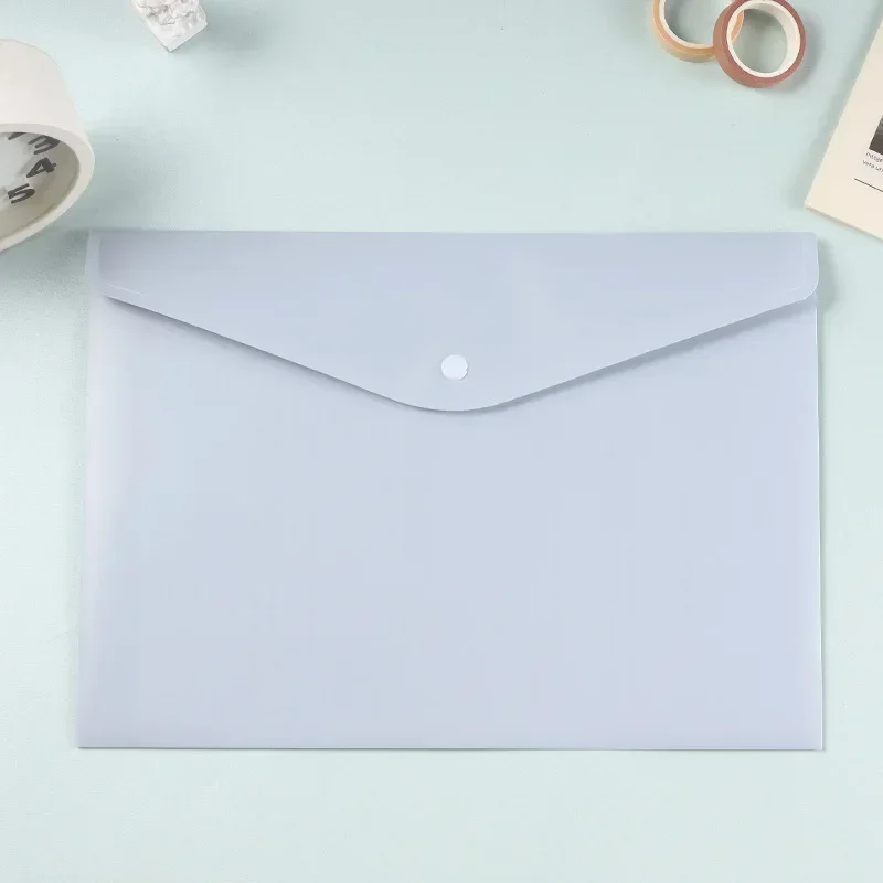 A4 File Folder Organizer File Bag Office Data Book Waterproof Organizer Storage Bag File Pouch Bill Folder Office Stationery