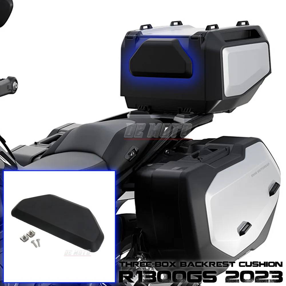 For BMW R 1300 GS r1300gs R1300GS 2023 2024 Backrest Cushion Black Motorcycle Accessories Rear Trunk Box Passenger New