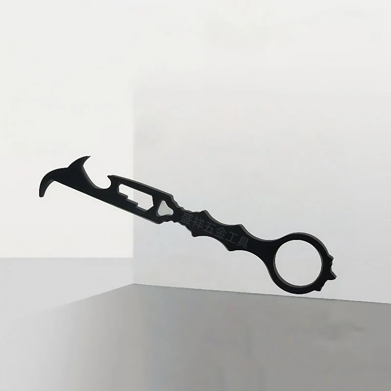 

High Hardness Outdoor EDC Camping Survival Mini Steel Claw Portable Window Breaking Multifunctional Bottle Opener Tool