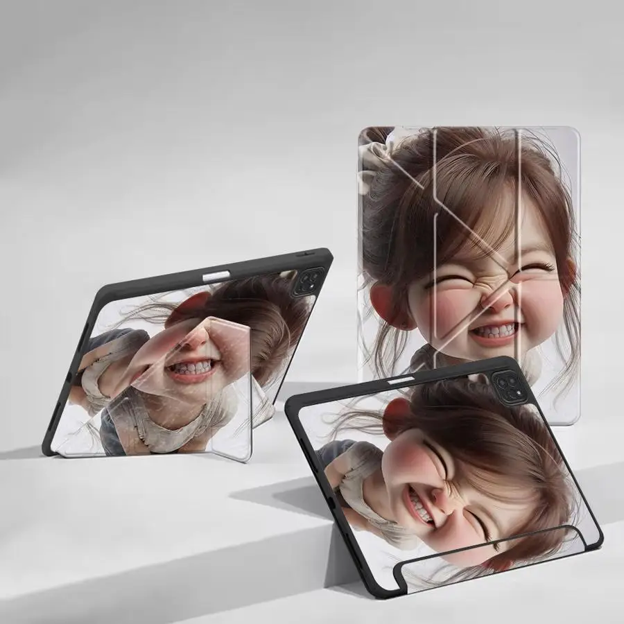 Holder Cover Tablet Case For iPad Air 4 5 M3 M2 1 2 M4 11inch Pro 11th 10th 9th 8th 7th 12.9inch Pro 2025 Mini 6 7 Girl Unique