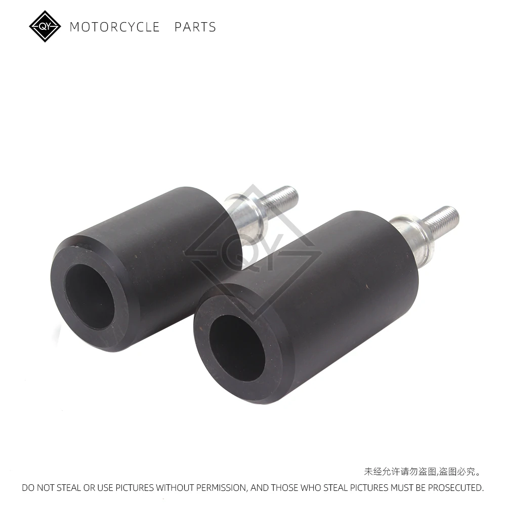 LQYL Motorcycle Black Carbon No Cut Frame Sliders Crash Falling Protection For YAMAHA FZ6 Fazer 2004 2005 2006 2007 2008-2011