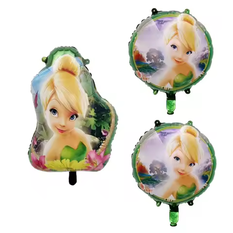 Princess Tinker Bell Balloon Fairy Birthday Party Decoration Supplies Ballon Home Garden Tinkerbell Girl Decor Gift Baby Shower