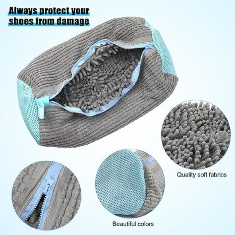 New‑Style Shoe Washing Bag Household Laundry Shoe Protector Bag Anti‑Deformation Shoe Care Pouch Lazy Helper for Washing Machine