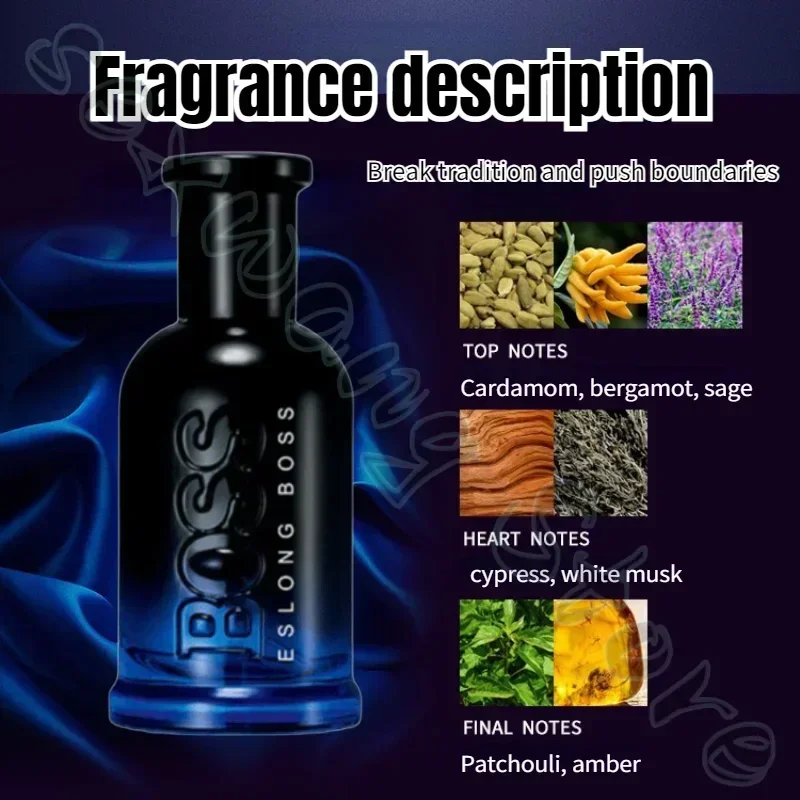 Woody BOSS men\'s perfume long-lasting light fragrance fresh and natural fragrance long-lasting 50ml