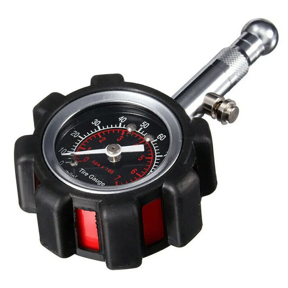 100 PSI Tire Pressure Gauge With Reset Function Heavy Duty Car Air Pressure Tyre Gauge Car Accessories