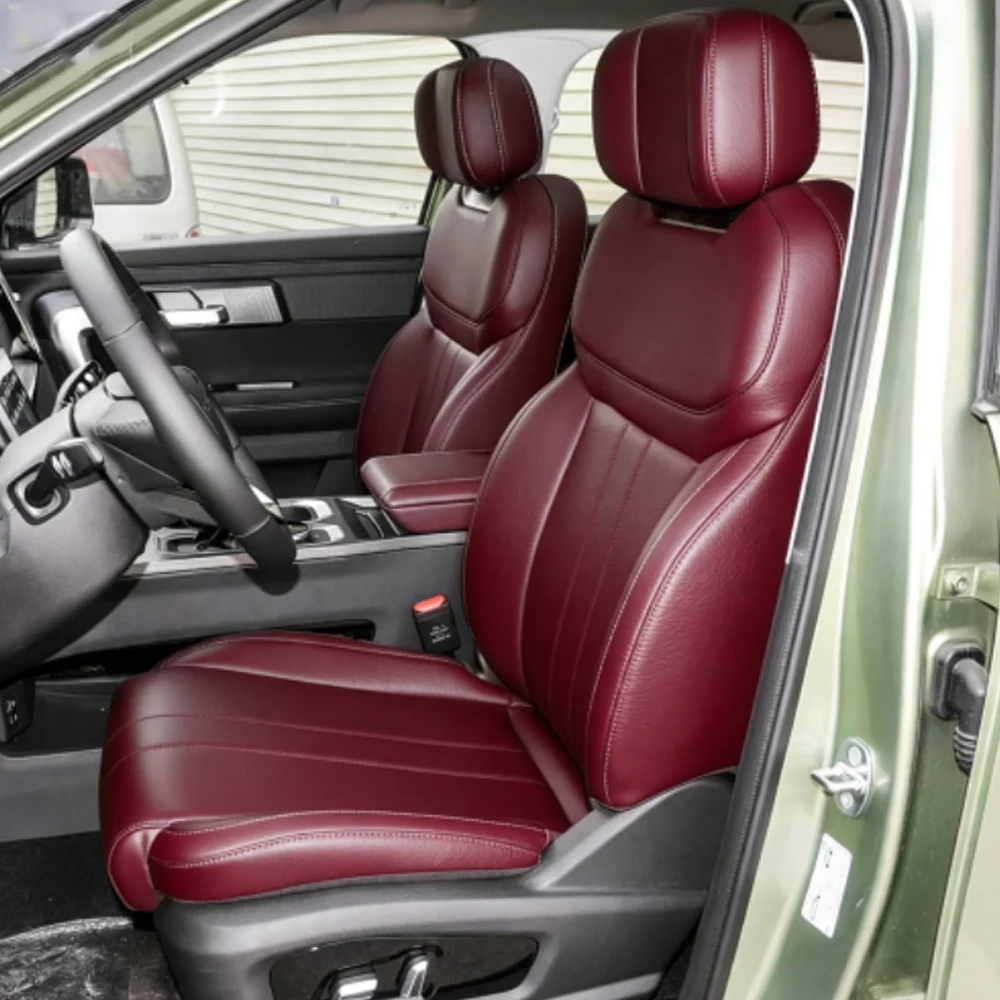 

Чехлы на сиденья для Chery Explore 06 JAECOO J7 2023 2024 2025 из искусственной кожи, полный комплект, автомобильные аксессуары