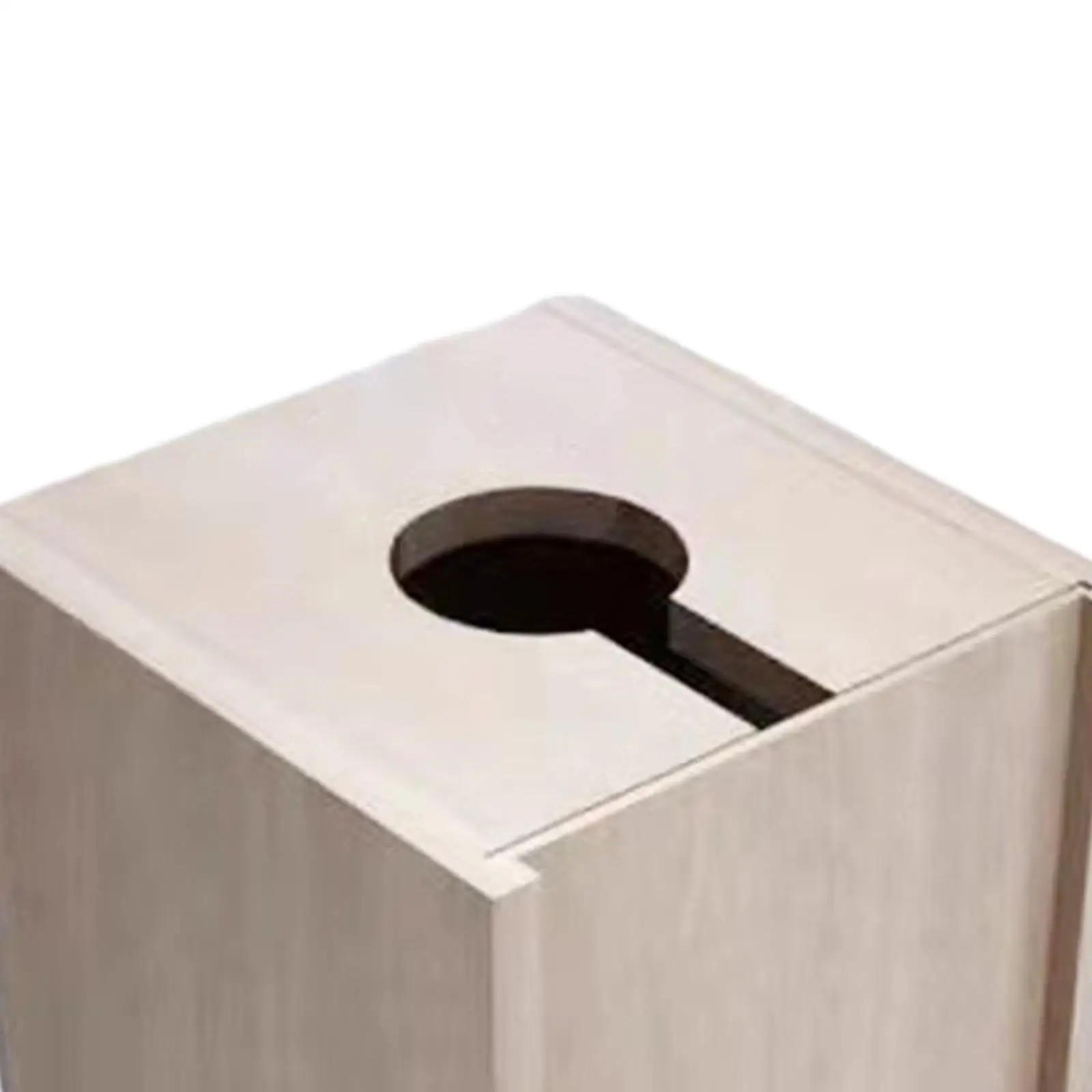 Paints Container Wood Box Reusable Multipurpose Paint Cup Pots Wooden Shelf