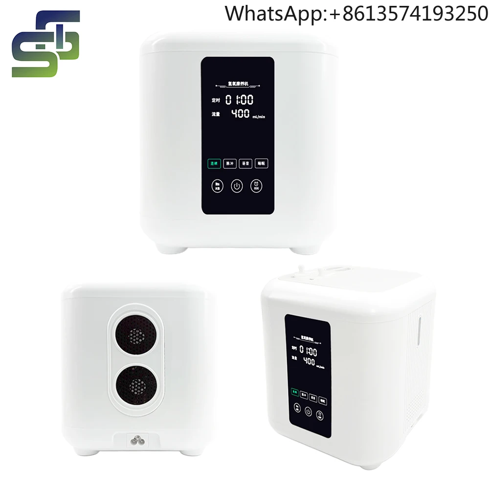 

For Aluminum Casing Pulse Mode Triple H2 Output 800ml Hydrogen Oxy Inhalation Machine Therapy for Sleep
