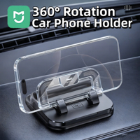 Mijia 2 In 1 Car Phone Holder Degree 360° Rotation Horizontal Vertical Screen Adjustment Angle Suction Cup Fixed Mobile Holder