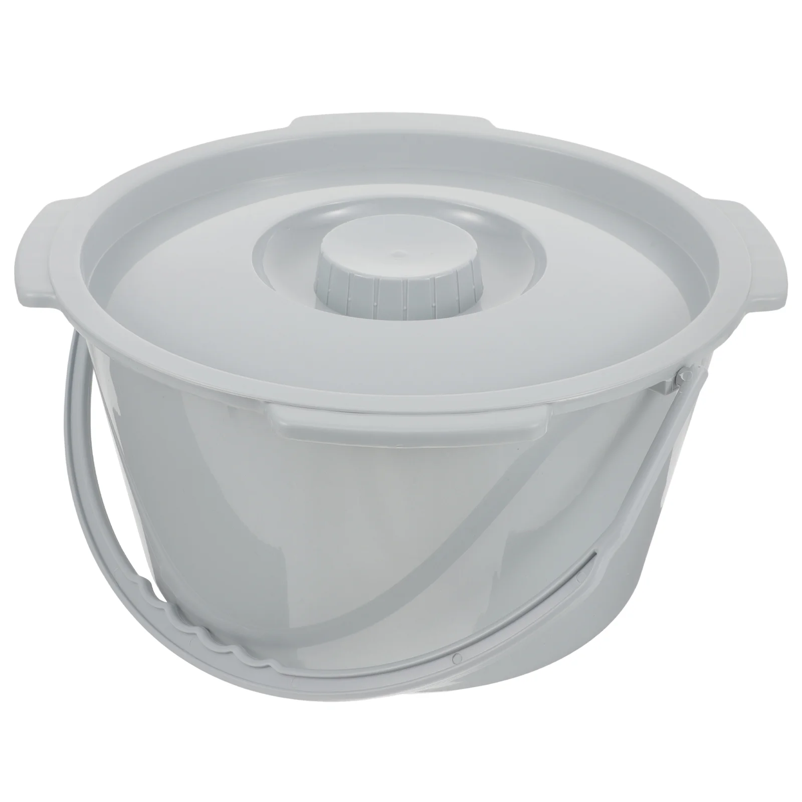 

Splash Proof Bucket Commode Chair Potty with Lid Portable Night Urinal Adult Plastic Spittoon Urine Pots