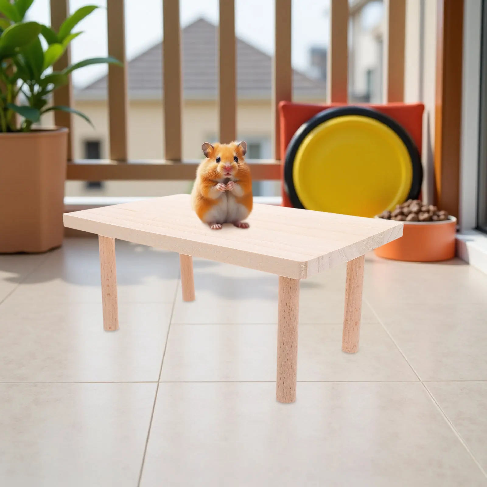 

2 шт. Платформы для хомяков: изоляционные доски, деревянные подставки премиум-класса для лазания и игр, для активных маленьких питомцев