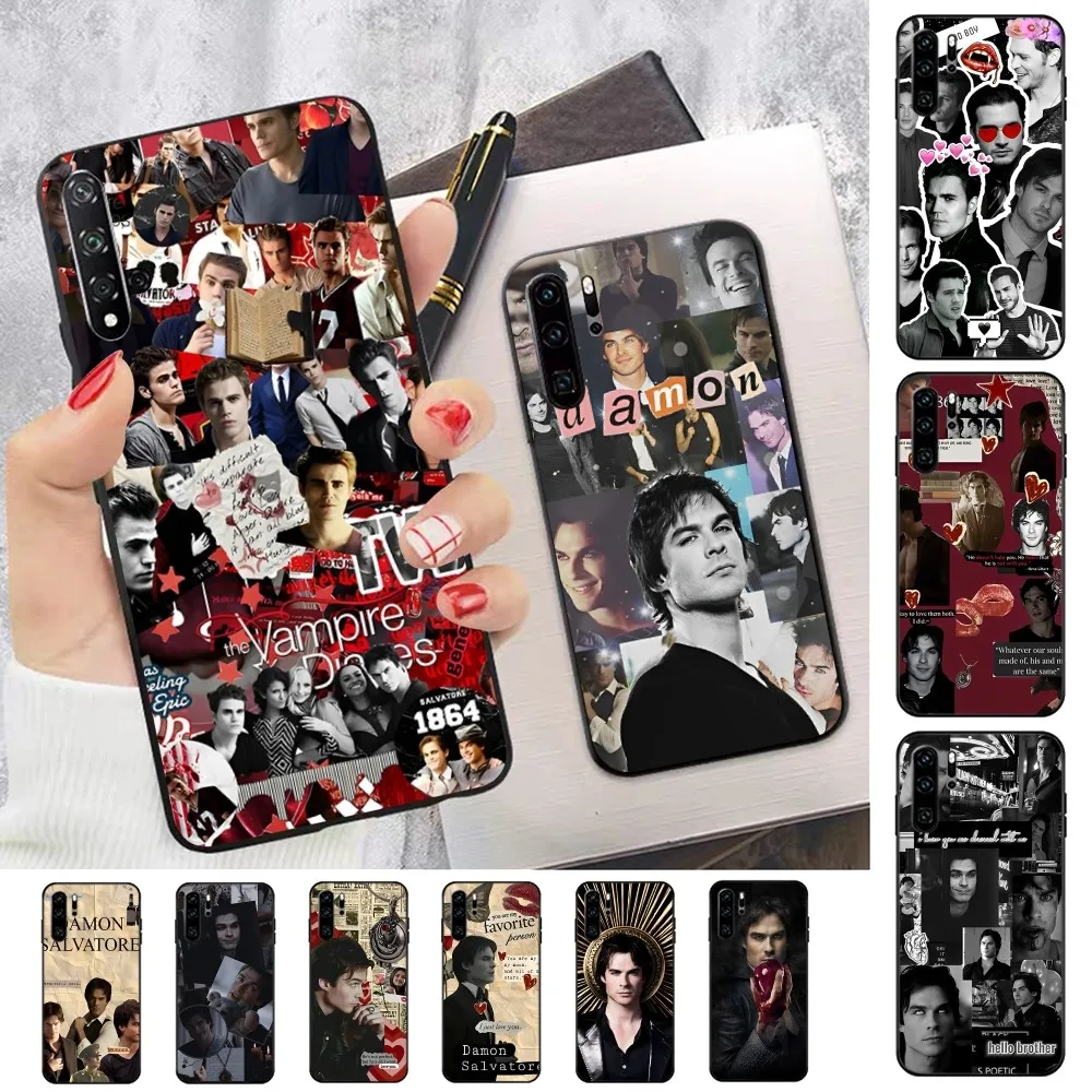 The Vampire Diaries Damon Salvatore Etui na telefon do Huawei P 8 9 10 20 30 40 50 Pro Lite Psmart Honor 10 lite 70 Mate 20lite