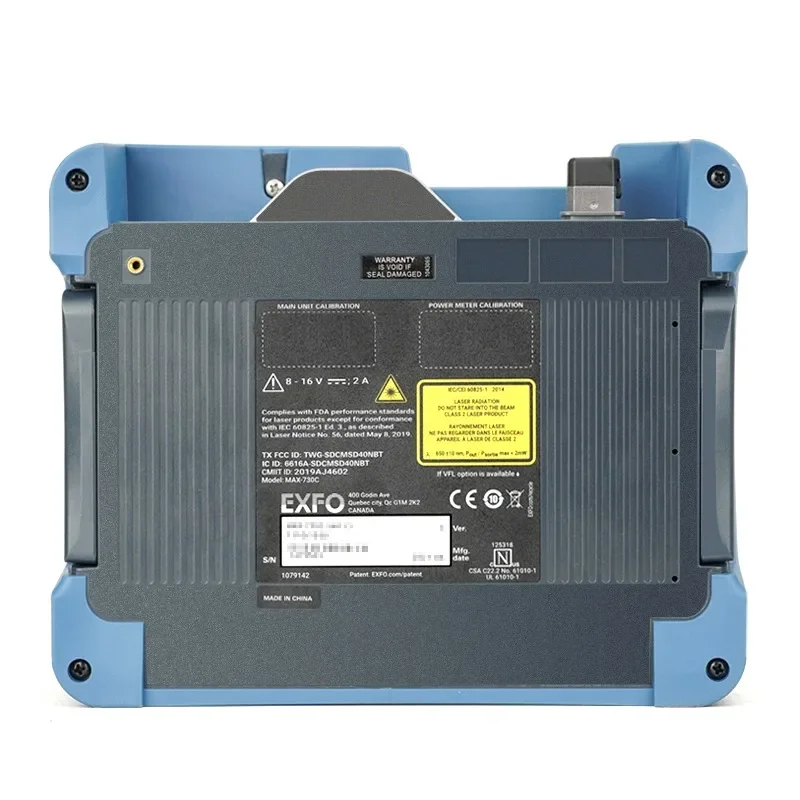 EXFO MAX-730D-SM8 Live Single Mode OTDR 1310/1550nm/1650 39/38/38dB Optical Time Domain Reflectometer หลายภาษา