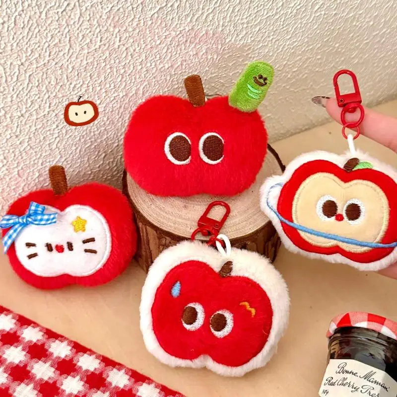 Cute Plush Pendant Cartoon Keychain Kawaii Stuffed Doll Coin Purse Backpack Bag Decorative Car Gift Women