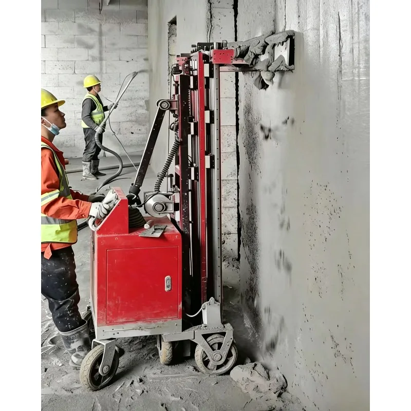 High‑Efficiency Mortar Wall Plastering Machine Wall Rendering Robot, Cement Screeding & Wall Finishing Unit for Construction