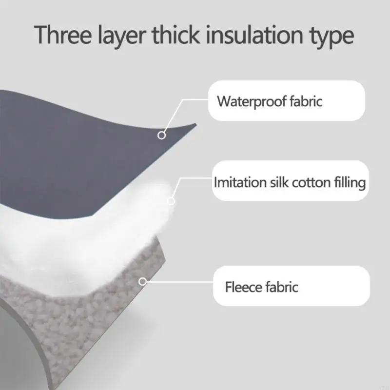 97BE Cochecito Guantes cálidos Silla Mantenga las manos calientes Disfrute paseos aire libre