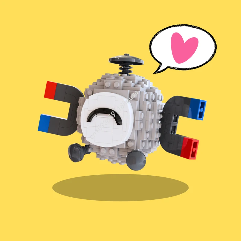 

194 шт. MOC Magnemite карманный строительный блок для домашних животных, креативный обучающий и сборочный комплект для развития фокуса и терпеции, рождественский подарок