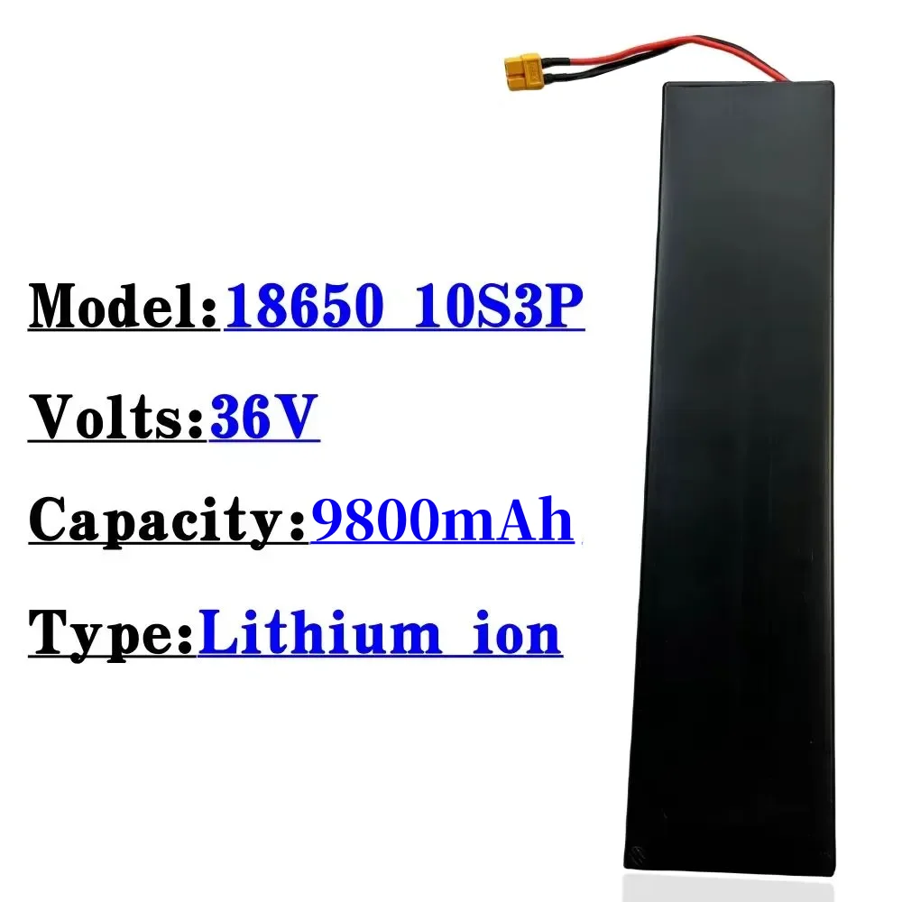 Lithium-Ion 36V 9800mAh 10S3P Battery Pack Rechargeable Battery XT60 plug interface For KUGOO S1 S2 S3 Electric Scooters