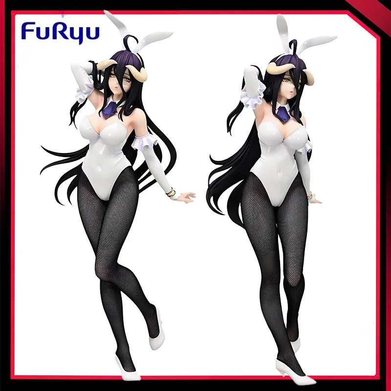 

FuRyu оригинальные BiCute Bunnies OVERLORD Albedo Bunny Girl экшн-фигурка модель игрушки Коллекционная кукла подарок натуральное украшение для рабочего стола