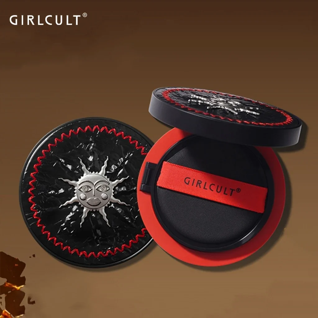 Girlcult Shimmer Air Cushion Oily Skin Liquid Foundation Light thin fit concealer is not easy to remove makeup oil controlnatur