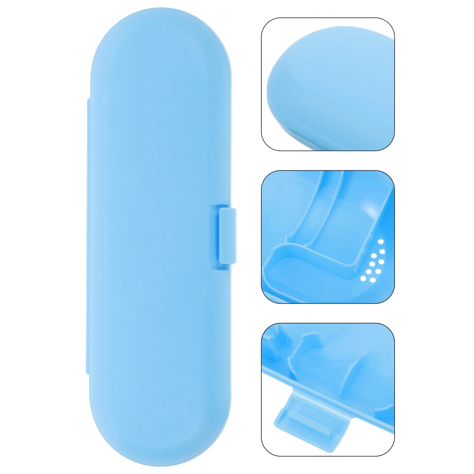 

2Pcs Electric Toothbrush Storage Case Portable Travel Holder Durable Protective Box for Toothbrush Accessories Organizer